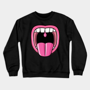 Open Mouth Crewneck Sweatshirt